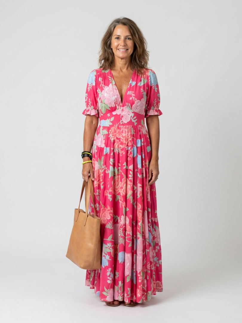ROME | Floral Maxi Dress