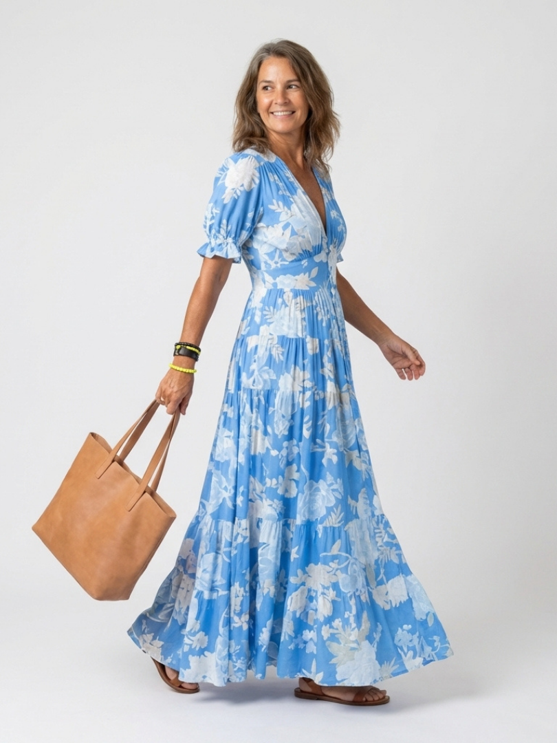 ROME | Floral Maxi Dress