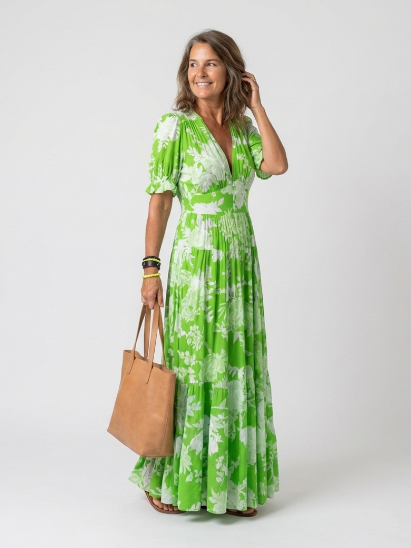 ROME | Floral Maxi Dress