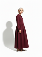 Lunea Mode® |The Amanda Long Sleeve Linen Maxi Dress