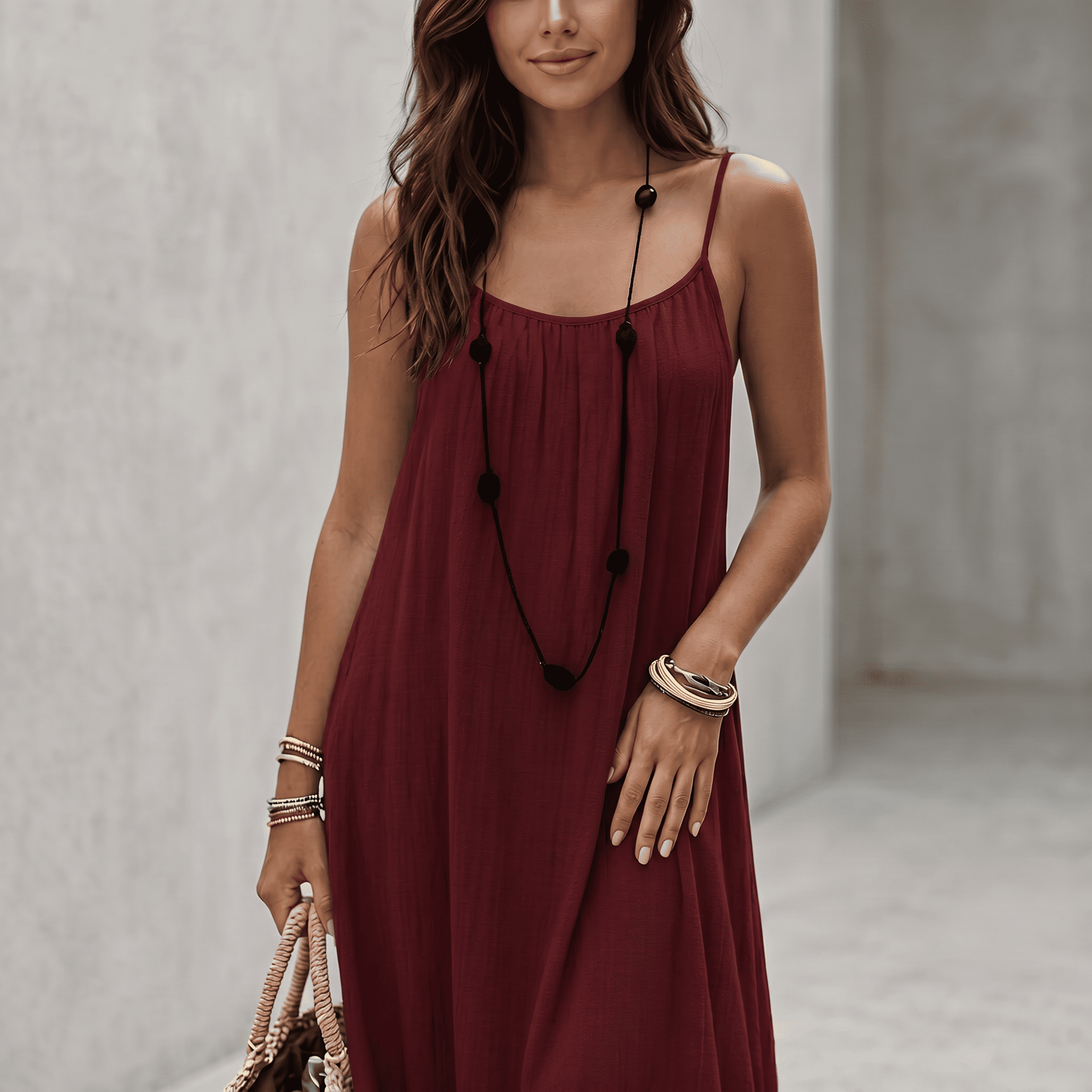 Fesa | Open-Back Midi Dress