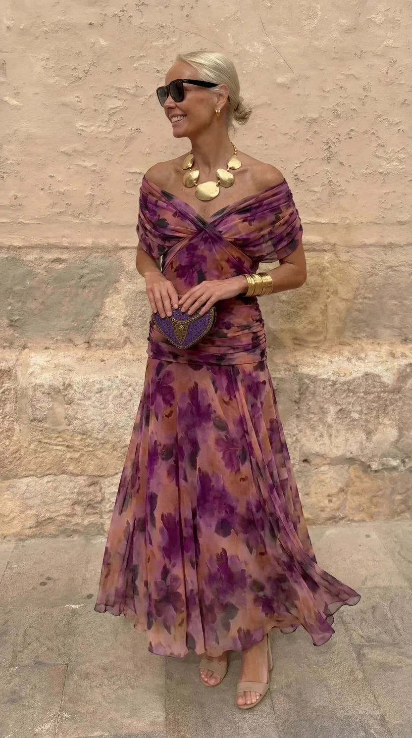 Hendrika | Coral Evening Dress