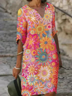 Anouk™ | Vibrant Floral Maxi Dress-