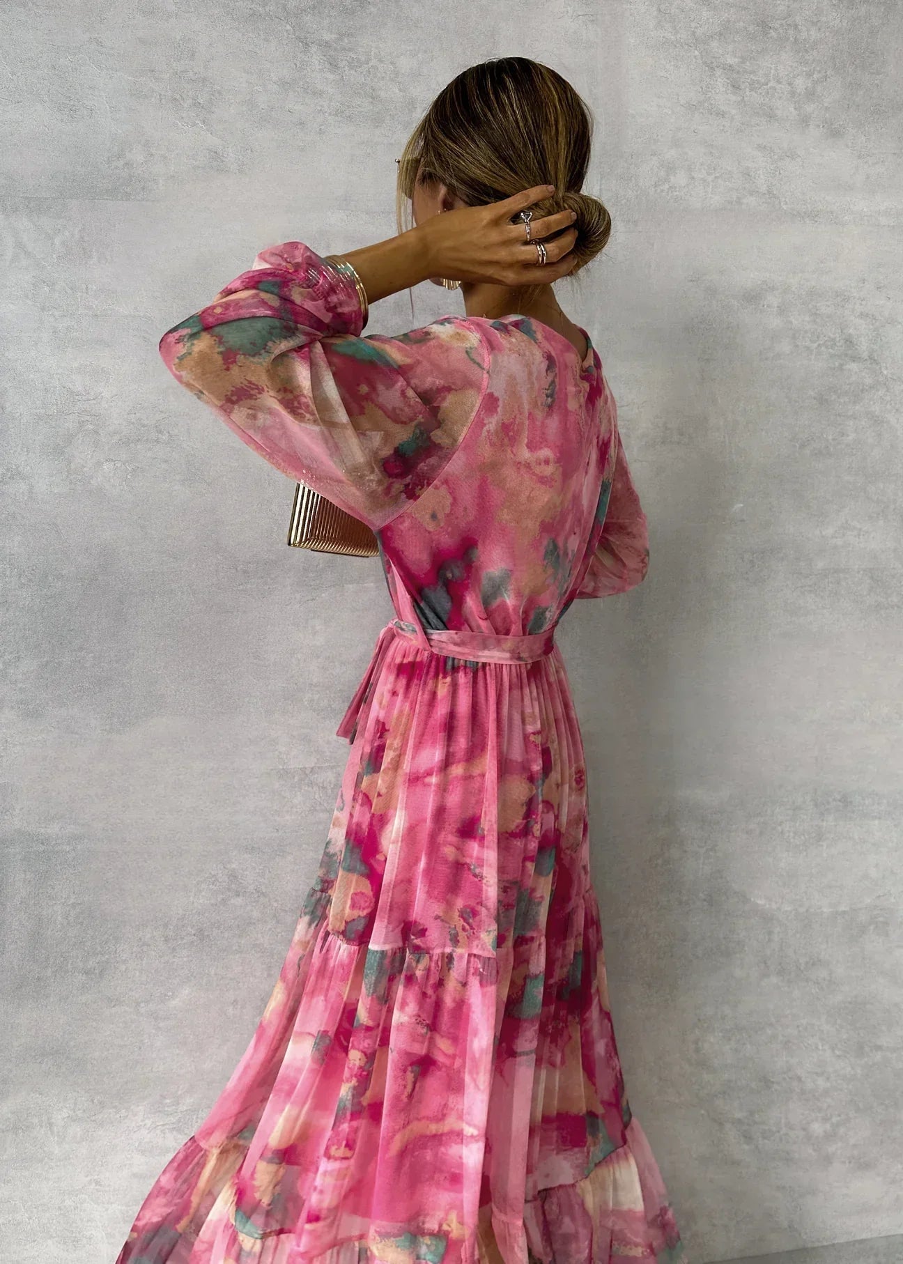 Hazel | Floral Print Wrap Dress