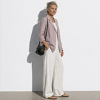 Lunea Mode® | The Charlotte - Relaxed Pure Cotton Linen Blazer