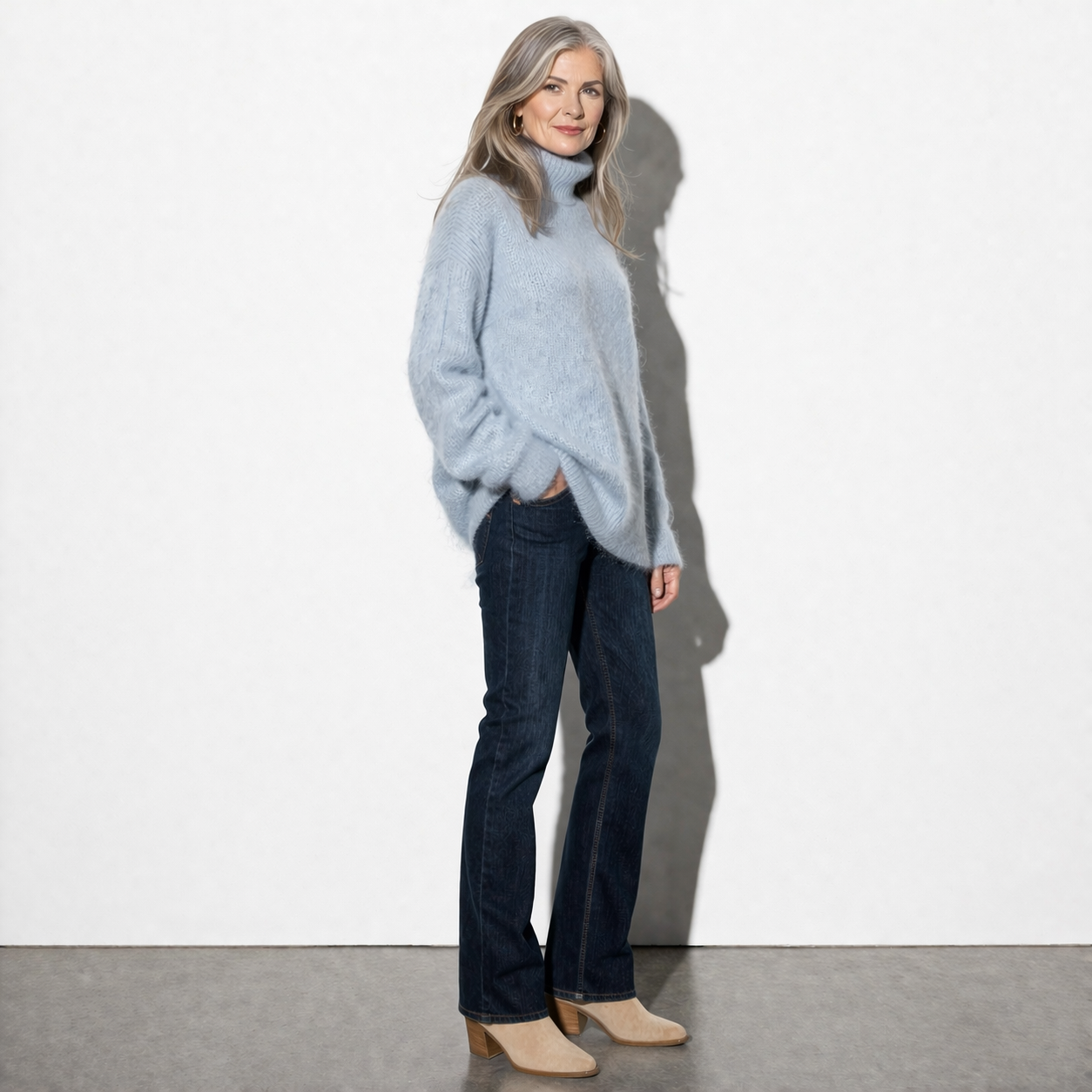 Lunea Mode® | The Ivy - Chunky Turtleneck Knit Pullover