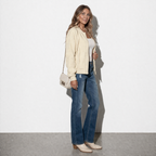 Lunea Mode® | The Colette - Effortless Zip-Up Knit Bomber Cardigan