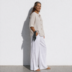 Lunea Mode® | The Margot - Relaxed Pure Cotton Button Blouse