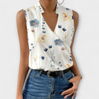 Loretta | Sophisticated V-neck Top