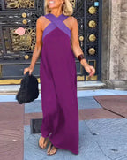 Quirine™ | Wrap-Front Maxi Dress-