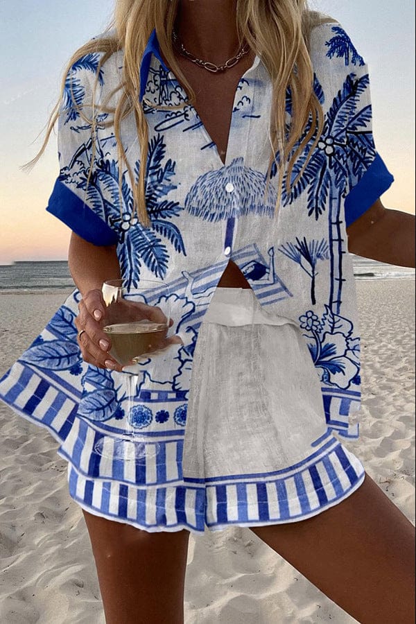 Aurelia™ | Summer Top and Shorts Set