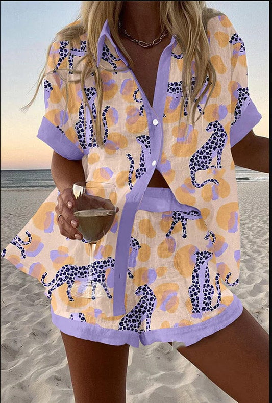 Nela™ | Summer Top and Shorts Set