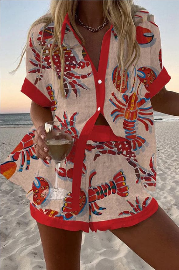 Marcelina™ | Summer Top and Shorts Set