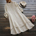 Juna Cotton-Linen Button Shirt
