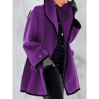 Yumi Wool Blend Long Coat