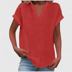 Xavinah | Comfortable V-Neck Blouse