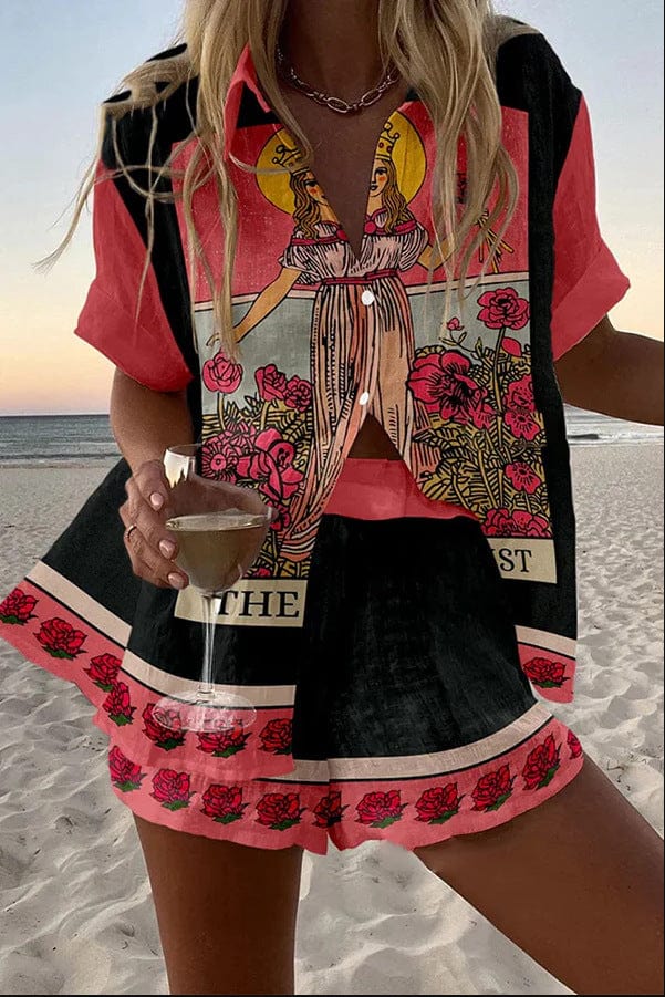 Milena™ | Summer Top and Shorts Set