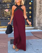 Quirine™ | Wrap-Front Maxi Dress-