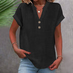 Cambria Button Front Short Sleeve Shirt