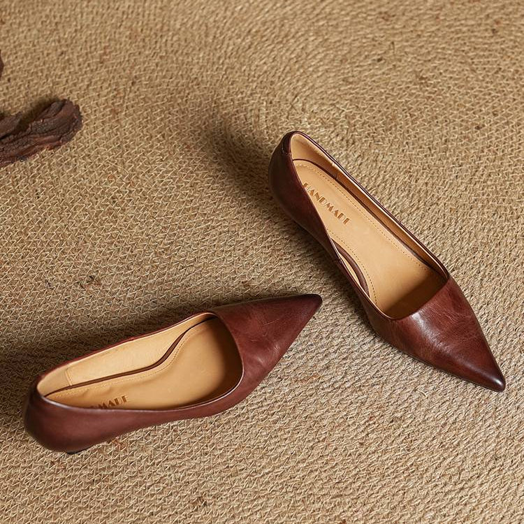 Anok Genuine Leather Heels