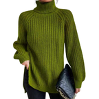 Eleanor™ | Cotton Ladies' Turtleneck for Winter