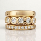 Magica | Forged Gold Rings