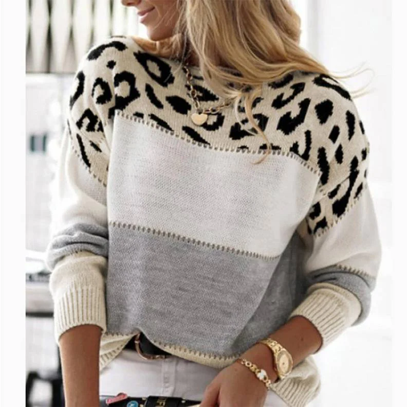 Sam - Casual Leopard Sweater