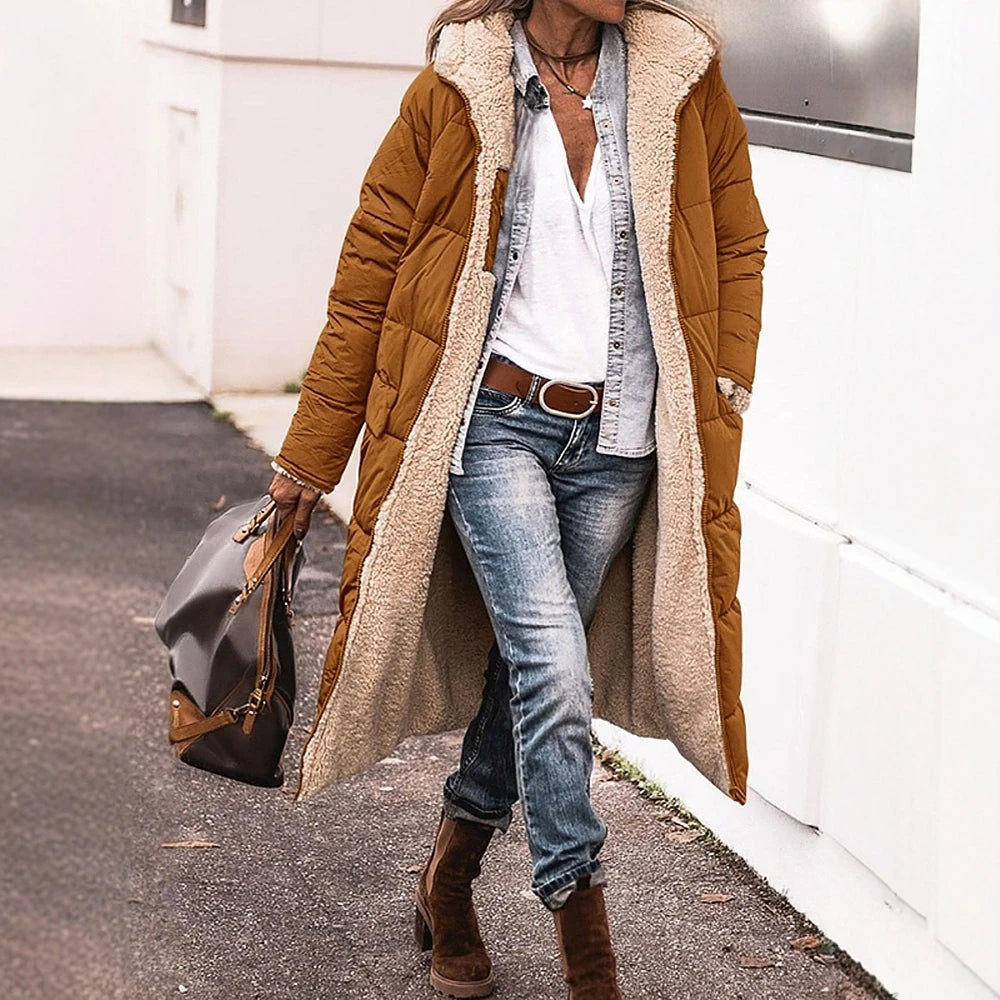 Aspen Long Plush-Lined Winter Coat