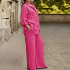 Lara Linen Shirt Suit