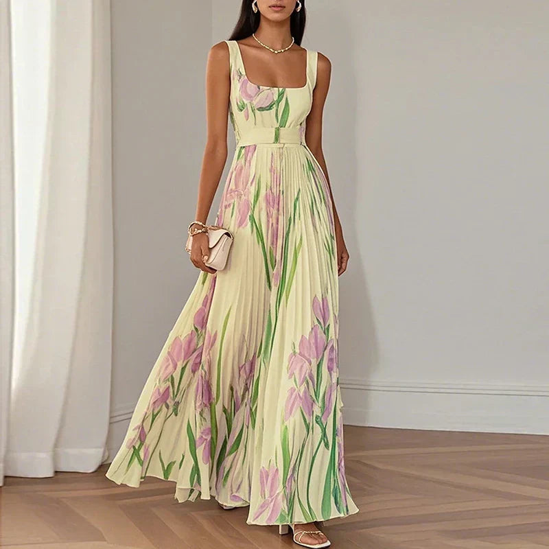 Oriah | Floral A-Line Maxi Dress