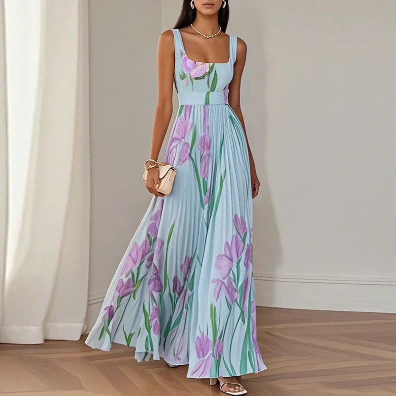 Oriah | Floral A-Line Maxi Dress