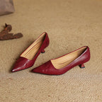 Anok Genuine Leather Heels