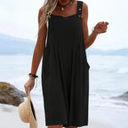 Lunea Mode® | Sleeveless Wide-Leg Jumpsuit For Summer