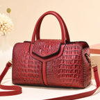 Louvre Croc Handbag