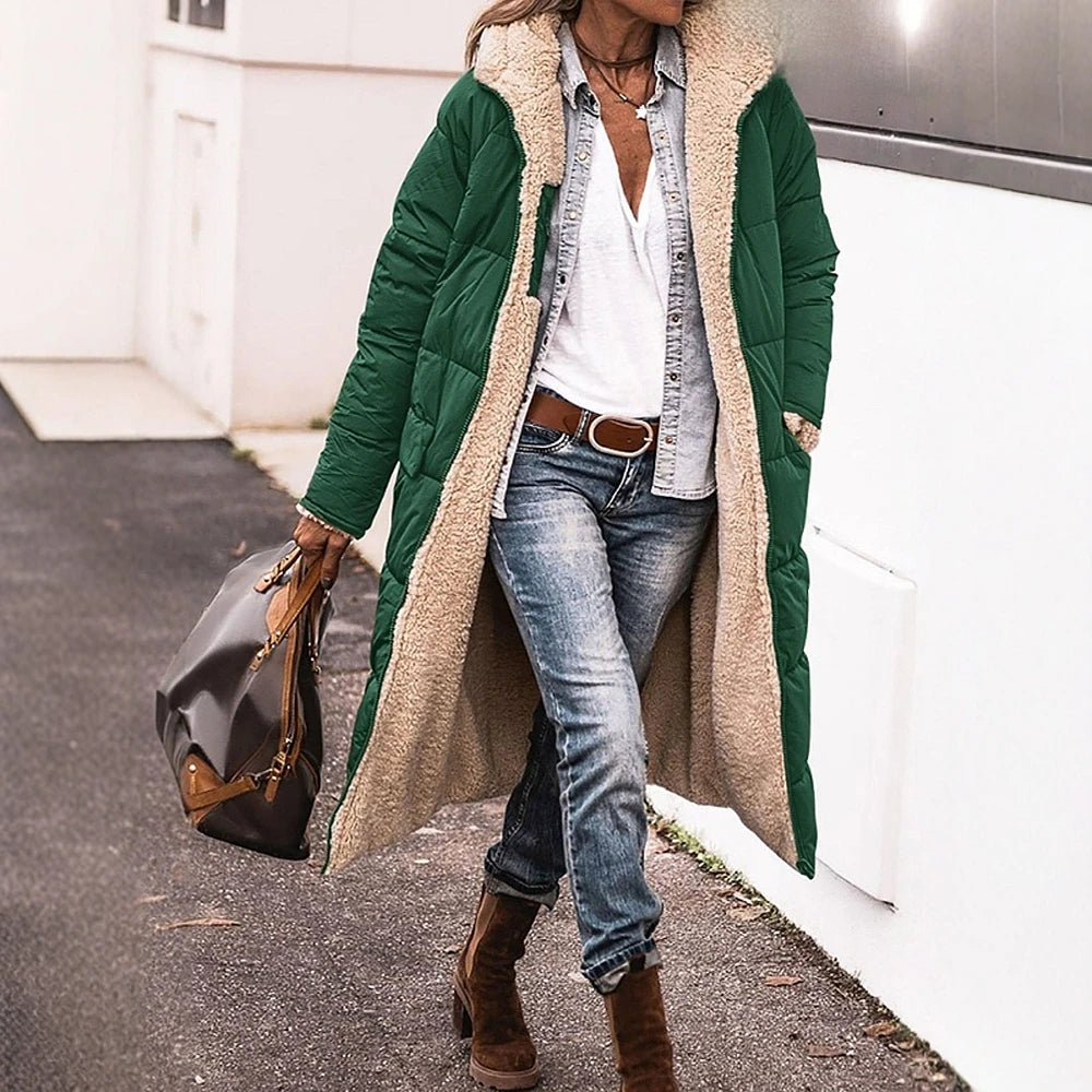 Aspen Long Plush-Lined Winter Coat