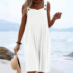 Lunea Mode® | Sleeveless Wide-Leg Jumpsuit For Summer