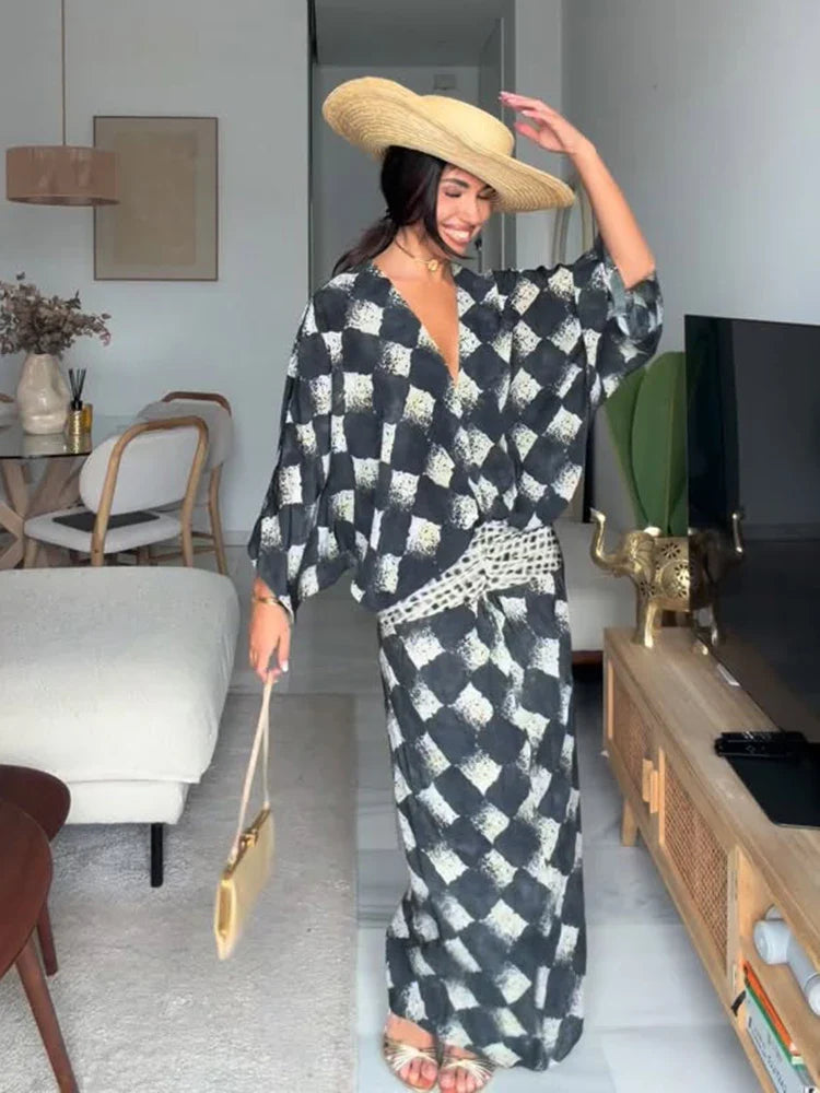 Marine | Elegant Maxi Dress