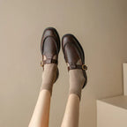 Nancy | Retro-Inspired Leather Shoes