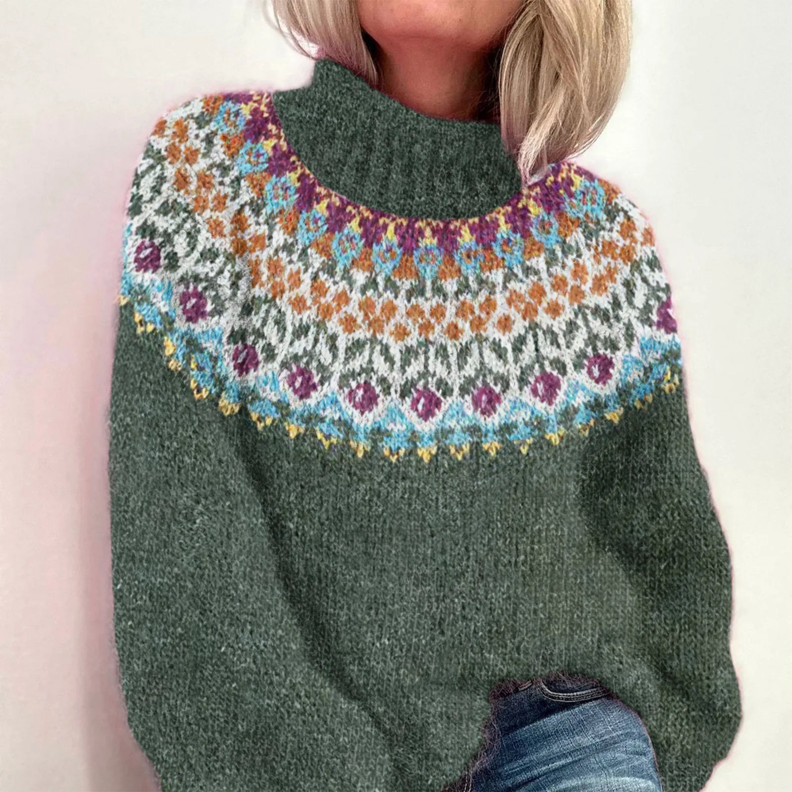 Colorful Premium Knit Sweater