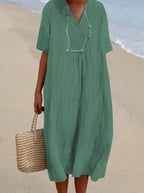 Silvana™ | Relaxed Textured Maxi Dress-