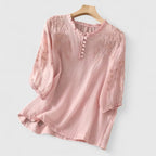 Vasilene | Elegant Button-Front Blouse