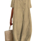 Silvana™ | Relaxed Textured Maxi Dress-