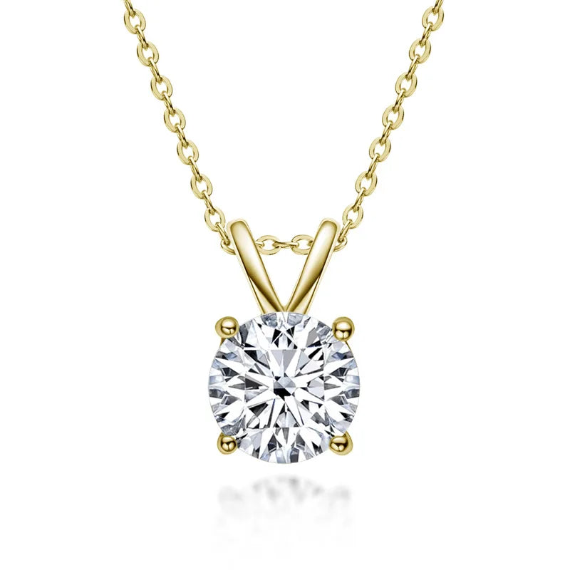 Exclusive Sterling Silver Moissanite Necklace