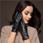 Premium Real Leather Winter Gloves
