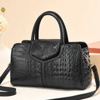 Louvre Croc Handbag