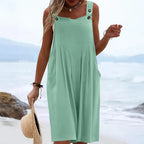 Lunea Mode® | Sleeveless Wide-Leg Jumpsuit For Summer