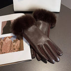 Luxe Faux Fur Warm Winter Gloves