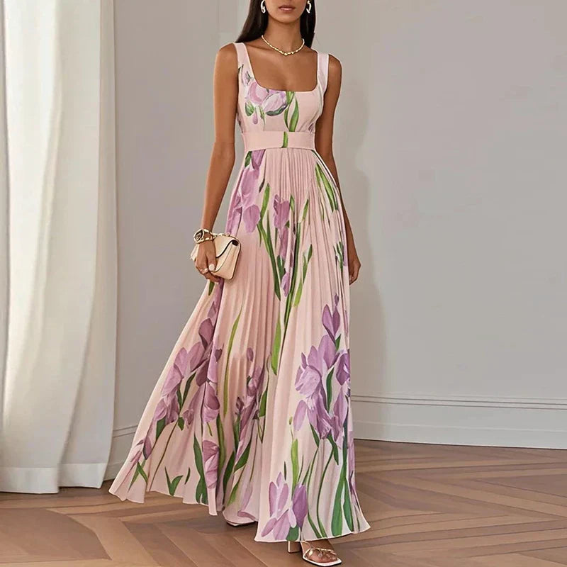 Oriah | Floral A-Line Maxi Dress