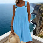 Lunea Mode® | Sleeveless Wide-Leg Jumpsuit For Summer