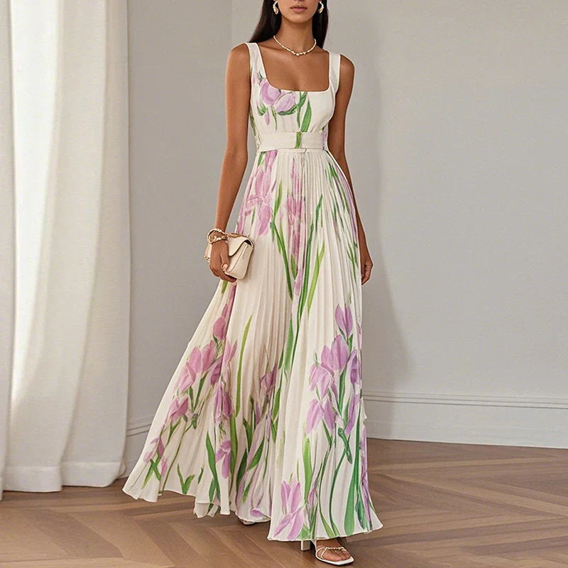 Oriah | Floral A-Line Maxi Dress